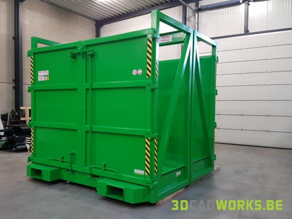 Mertens Metaal - Container voor grote hetruck Mertens Metaal - Container voor grote hetruck
